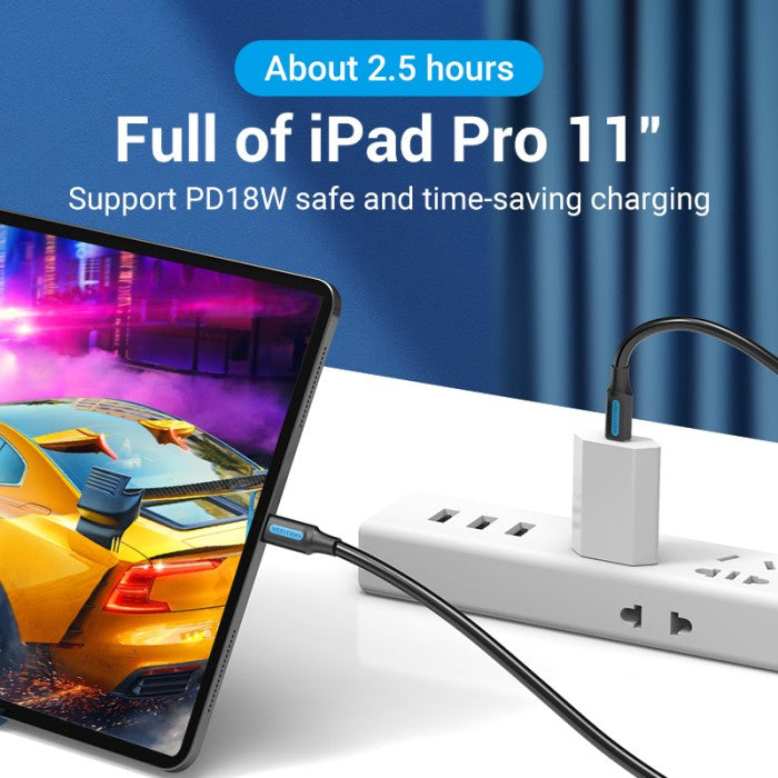 Vention Kabel Charger USB C to C Male to Male 3A 60W PD Fast Charging - COS