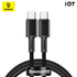 BASEUS High Density Braided Fast Charging Data Cable Type-C 2M CATGD-A