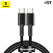 BASEUS High Density Braided Fast Charging Data Cable Type-C 2M CATGD-A