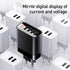 BASEUS Mirror Lake Digital Display 4USB Travel Charger 30W EU CCJMHB-B