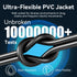 Vention Kabel Lan Ultra Flexible Cat6A SFTP Industrial Camera Ethernet Patch Cable RJ45 40Gbps 2000Mhz 12M 15M  - IBU