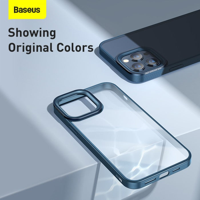 Baseus Crystal Phone Case For iP 13 pro max 2021 Blue