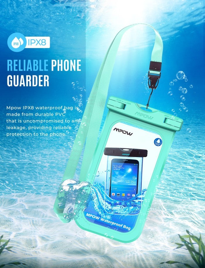 Mpow Waterproof Phone Pouch 4pack