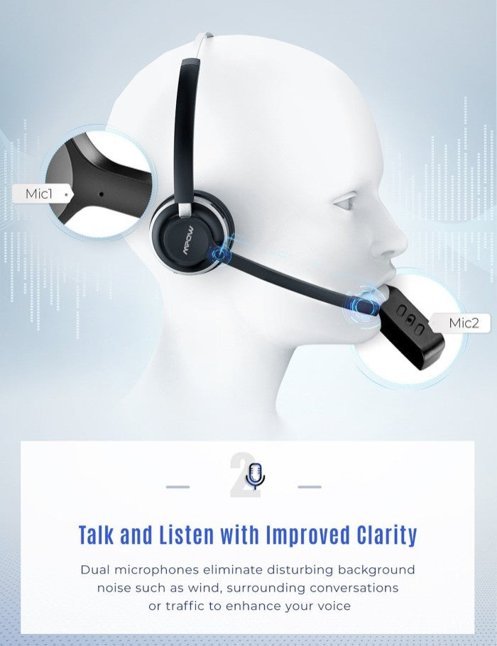 Mpow HC3 Bluetooth Headset