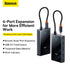 Baseus PioneerJoy 4-Port Type-C HUB Adapter Gray?Type-C to USB3.0*4)