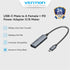 Vention Hub Adapter 2in1 USB C to USB A 3.2 Gen 2 10Gbps 100W PD PPS - CCA