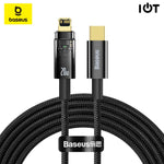 BASEUS Explorer Series Auto Power-Off Fast Charging Cable C to iP 1m