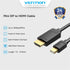 Vention Kabel Converter Mini DP to HDMI Male Cable 1M 2M 3M - HAB