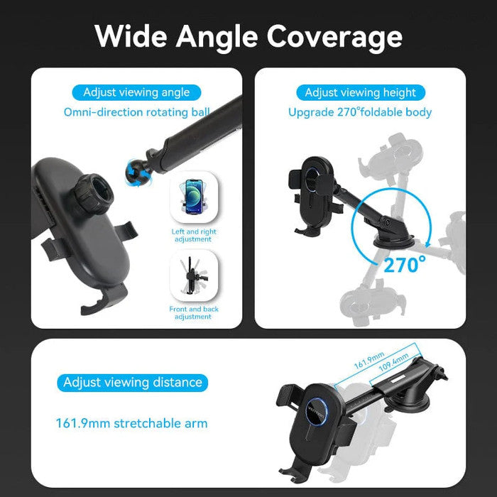Vention Car Phone Mount With Suction Cup Holder - KCV