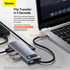 BASEUS Metal Gleam Series 8-in-1 Multifunctional Type-C HUB Docking