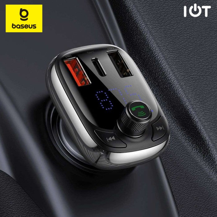 Baseus Transmitter FM TWS T-Typed S-13 (PPS Fast Charger Edition)