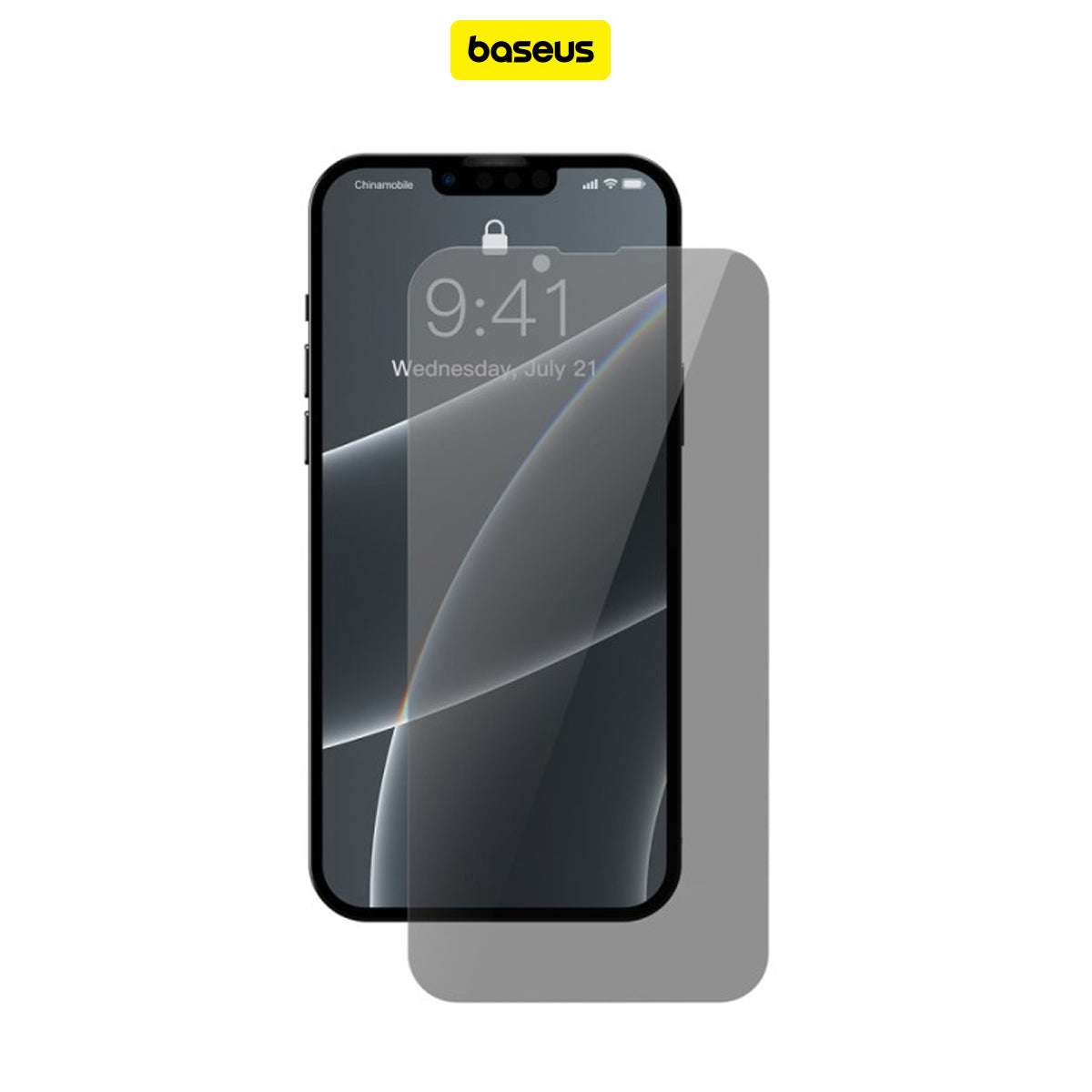 Baseus Tempered Glass anti spy function For iP 13 / 13 pro