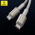 Baseus Tungsten Gold Kabel Charger Type C to C - CATWJ-A