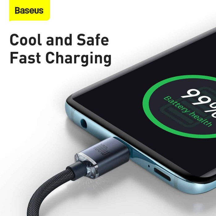 Baseus Crystal Shine Series Fast Charging Data Cable C to C CAJY06