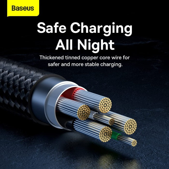 Baseus Explorer Series Auto Power-Off Cable USB to Type-C 100W 2m