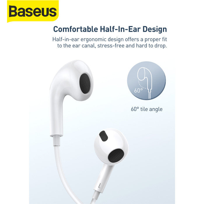 BASEUS Encok 3.5mm lateral in-ear Wired Earphone H17 NGCR