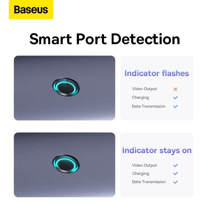 Baseus Flite UltraJoy Series 6-Port HUB Docking Station With RJ-45