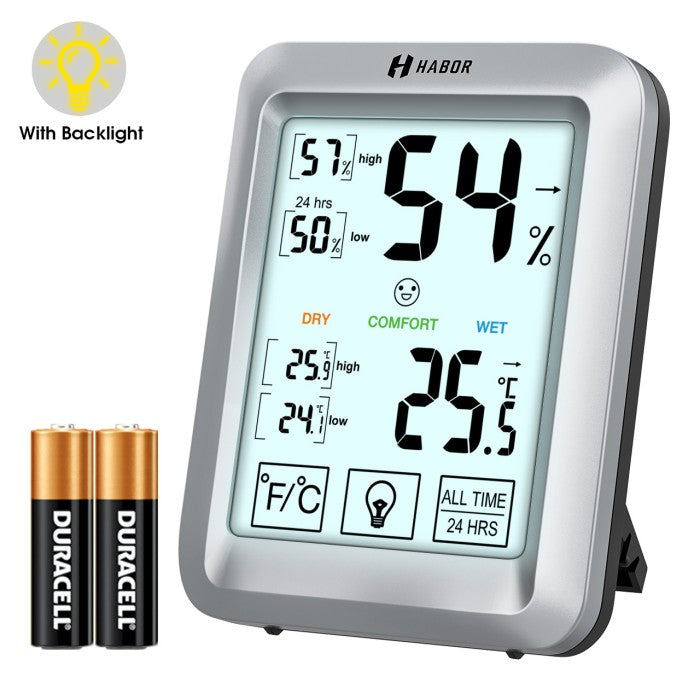 MPOW Habor Hygrometer Indoor Thermometer with Touchscreen - HBHM220