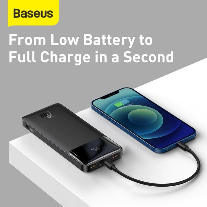 BASEUS Bipow Powerbank Fast Charging 10000mAh 20W PPDML-L