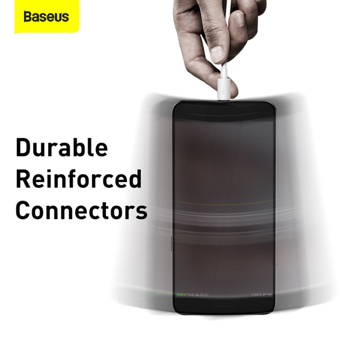 BASEUS Simple Wisdom Data Cable USB to Micro 2.1A (2pcs) - TZCAMZJ