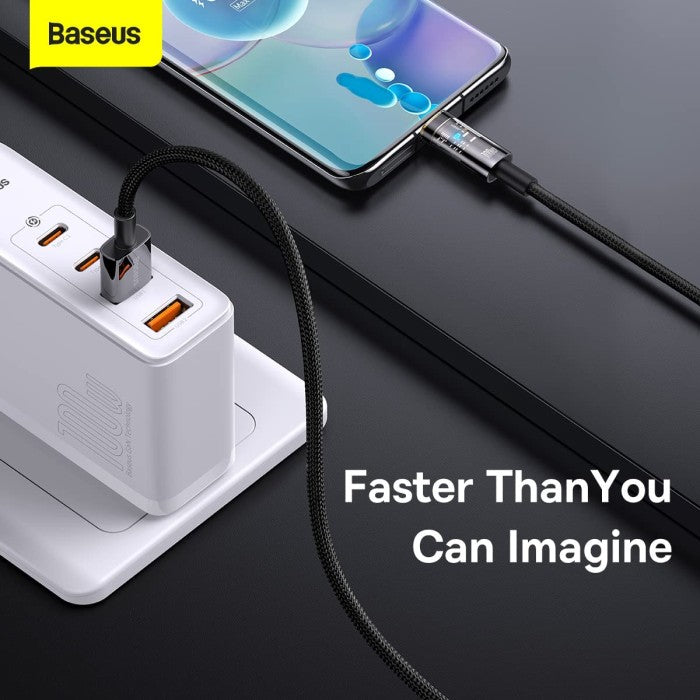 Baseus Explorer Series Auto Power-Off Cable USB to Type-C 100W 2m