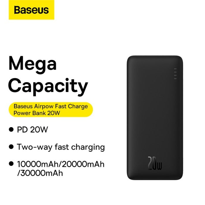Baseus Airpow Fast Charge Powerbank 10000mAh 20W
