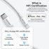 Vention Cable Data Charger USB C to Lightning MFI Fast Charging 3A - TAS