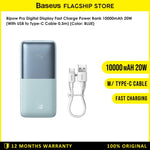 Baseus Bipow Pro Digital Display Powerbank Fast Charge 10000mAh 20W