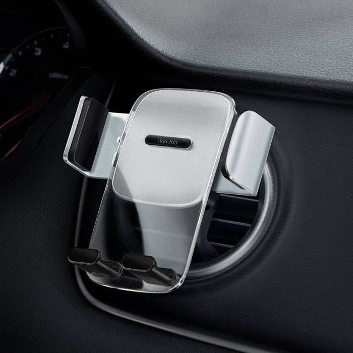 Baseus Easy Control Clamp Car Mount Holder Handphone Round Air Outlet