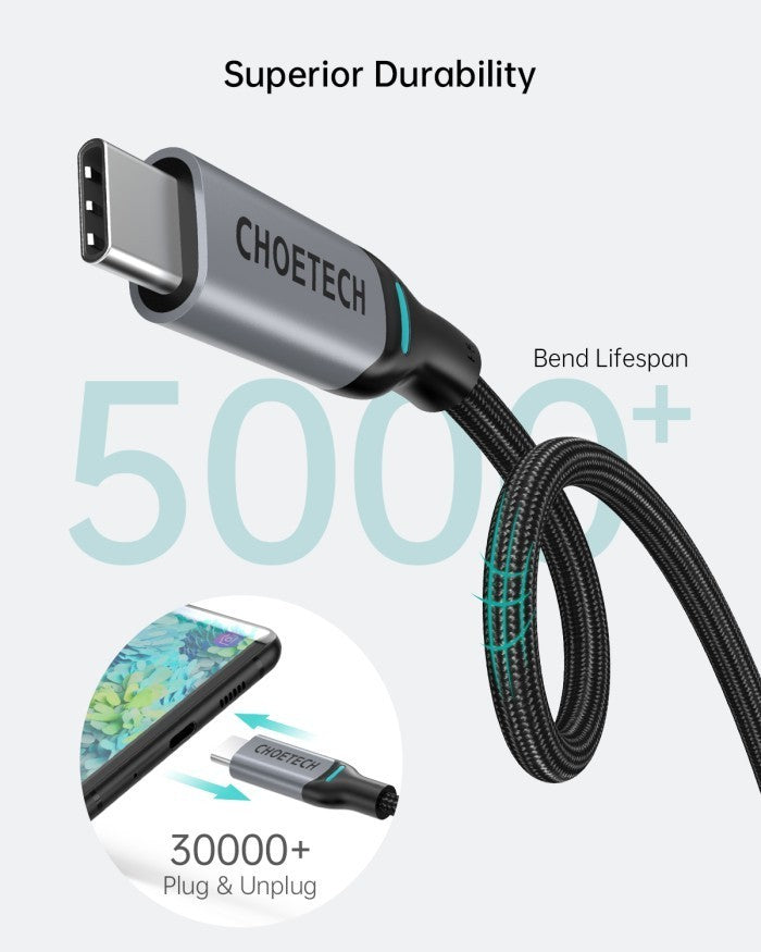 Choetech XCC-1002 Kabel Charger 100W 5A PD USB Type C to C 1,8M 180CM