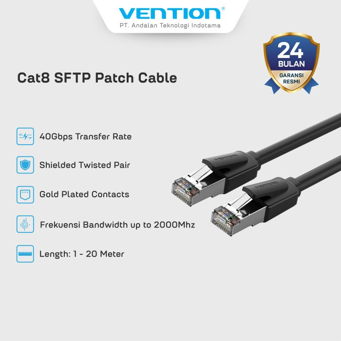 Vention  Cable Cat8 SFTP Gaming Ethernet Patch - IKK