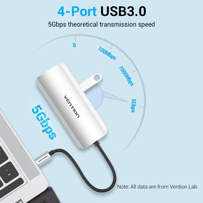 Vention Hub Adapter USB C to USB A 3.0 Multiport -TNA