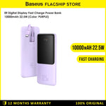 Baseus Powerbank 10000mAh Elf Digital Display 22.5W 20W USB C - PPJL