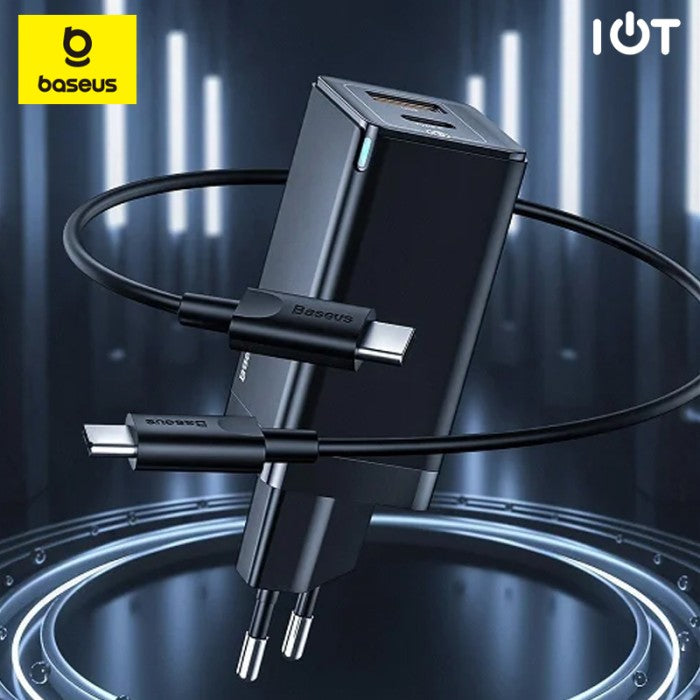 Baseus GaN2 Adaptor Quick Charger C+U 45W EU