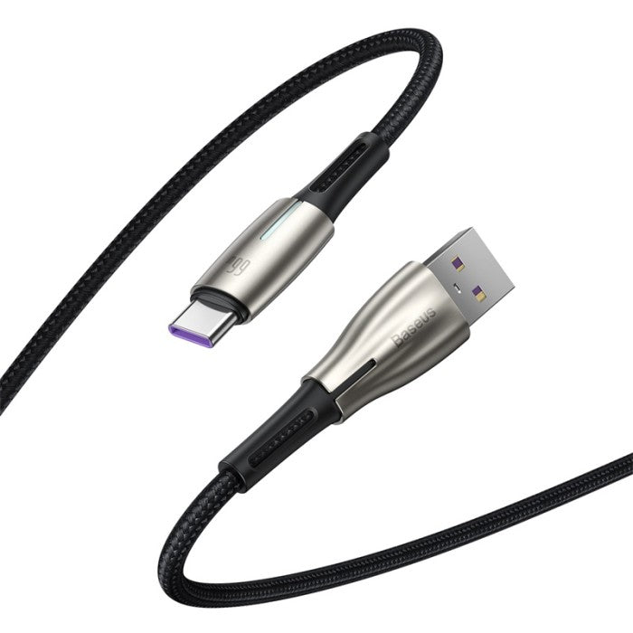 BASEUS Water Drop-shaped Lamp SuperCharge Cable Type-C 1m - CATSD-M