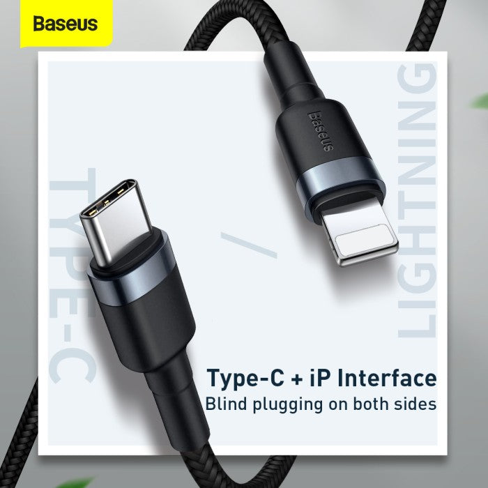 Baseus Cafule Cable Type-C to iP PD 20W 1m - CATLKLF