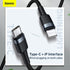 Baseus Cafule Cable Type-C to iP PD 20W 1m - CATLKLF