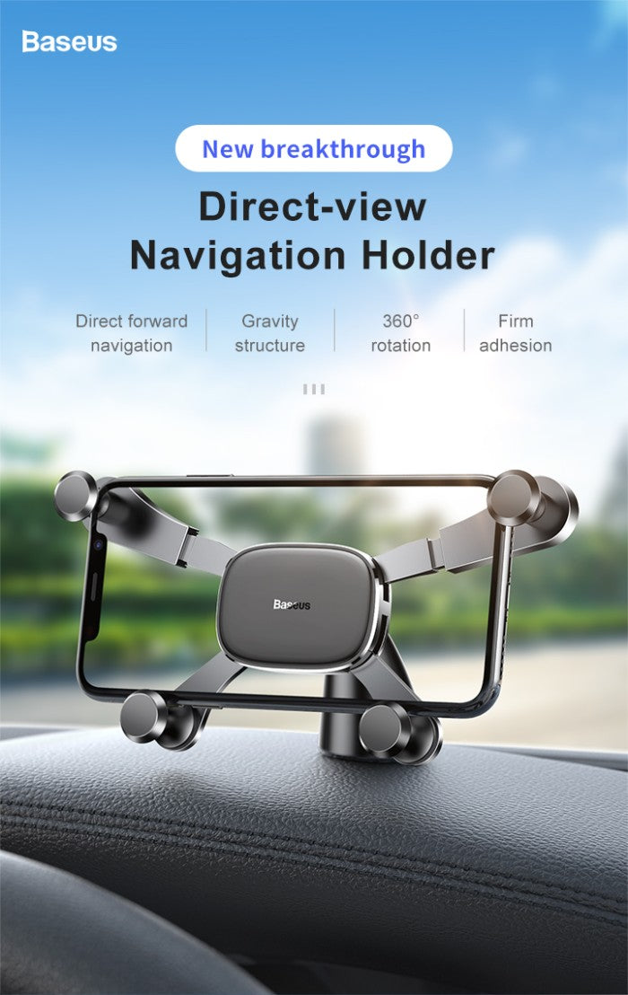 BASEUS Horizontal Screen Gravity Vehicle-mounted Holder - SUYL-HP