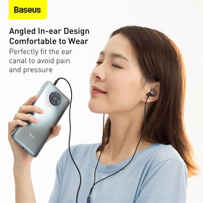 BASEUS Encok 3.5mm Wired Earphone H19 - NGH19