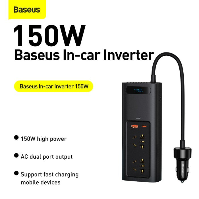 BASEUS car Inverter 150W 220V CN / EU