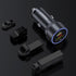 PISEN Car Charger Digital Dual Port USB 30W + USB C 20W - LP-CC14