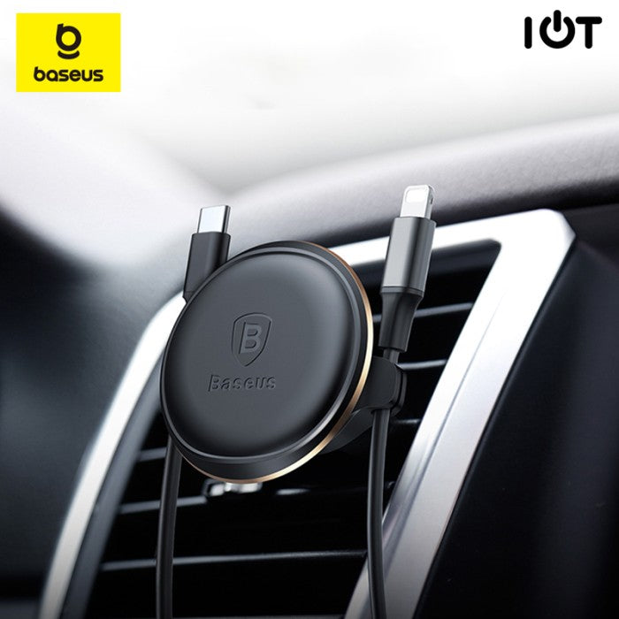 BASEUS Magnetic Air Vent Car Mount Holder with cable clip SUGX