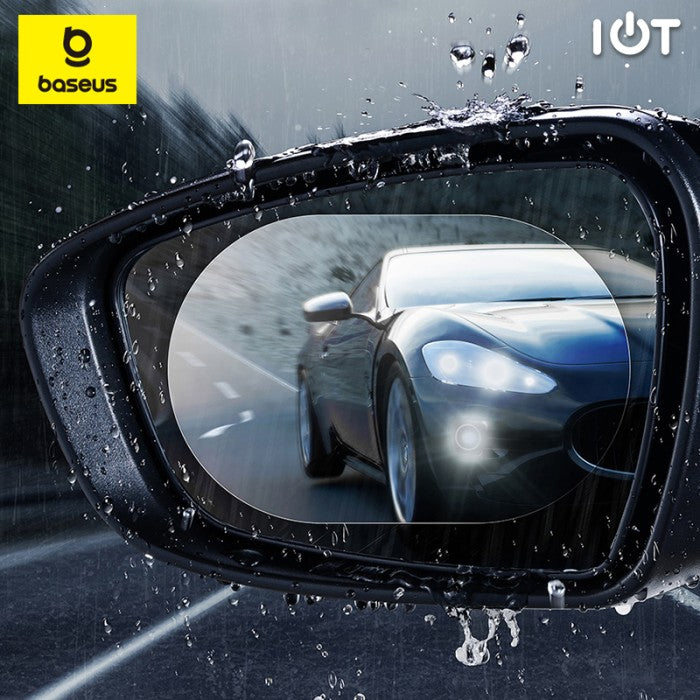 Baseus ClearSight Rearview Mirror Waterproof Film Clear Pack of 2
