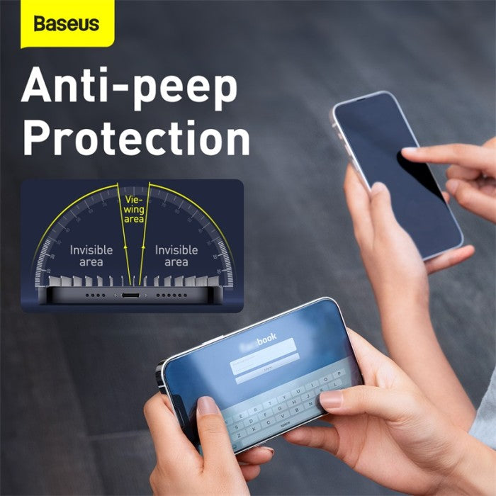 BASEUS tempered glass screenprotector For iP 12/13 pro max