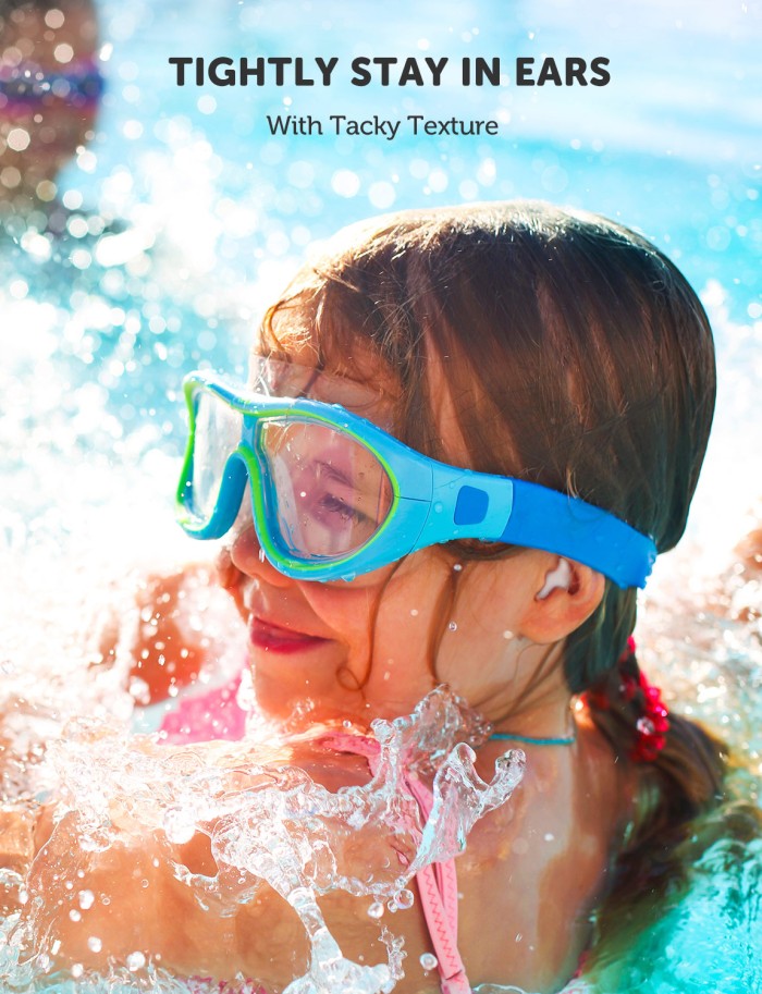 MPOW HP112A Swimming Earplugs 20 Pairs for Kids