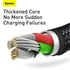 BASEUS Tungsten Gold 1for3 FastCharge USB to M L C 3.5A 1.5m CAMLTWJ