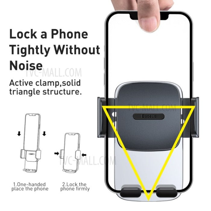 BASEUS Easy Control Clamp Car Mount Holder (A Set) - SUYK0000