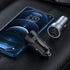 PISEN Car Charger Digital Dual Port USB 30W + USB C 20W - LP-CC14