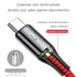 BASEUS C-shaped Light Intelligent Cable USB For Type-C 3A 1M - CATCD