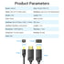 Vention Kabel Converter Mini DP to HDMI Male Cable 1M 2M 3M - HAB